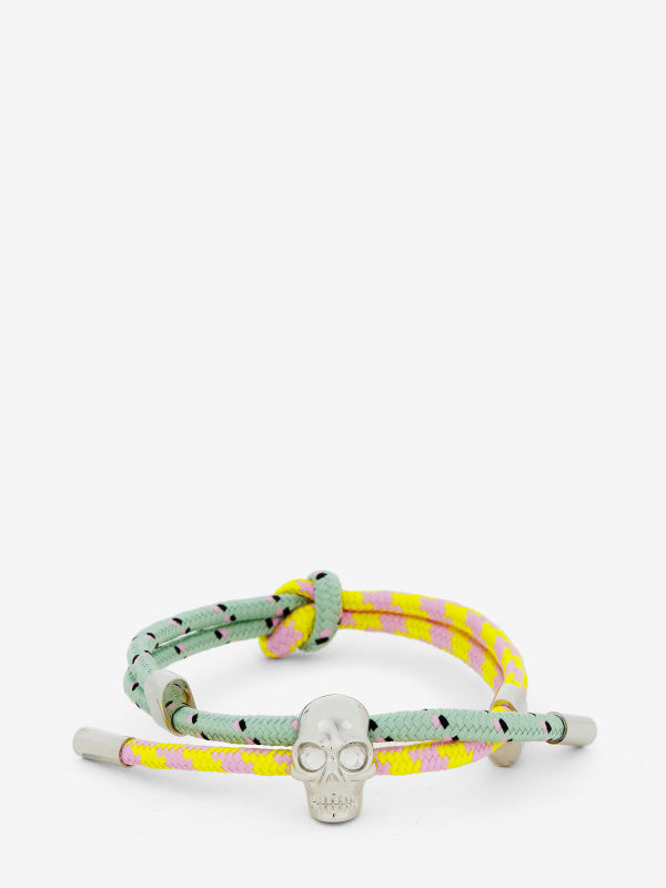 ALEXANDER MCQUEEN - Skull Cord Bracelet - Item 8371521AAVA5940